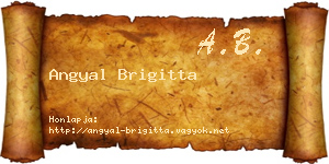 Angyal Brigitta névjegykártya